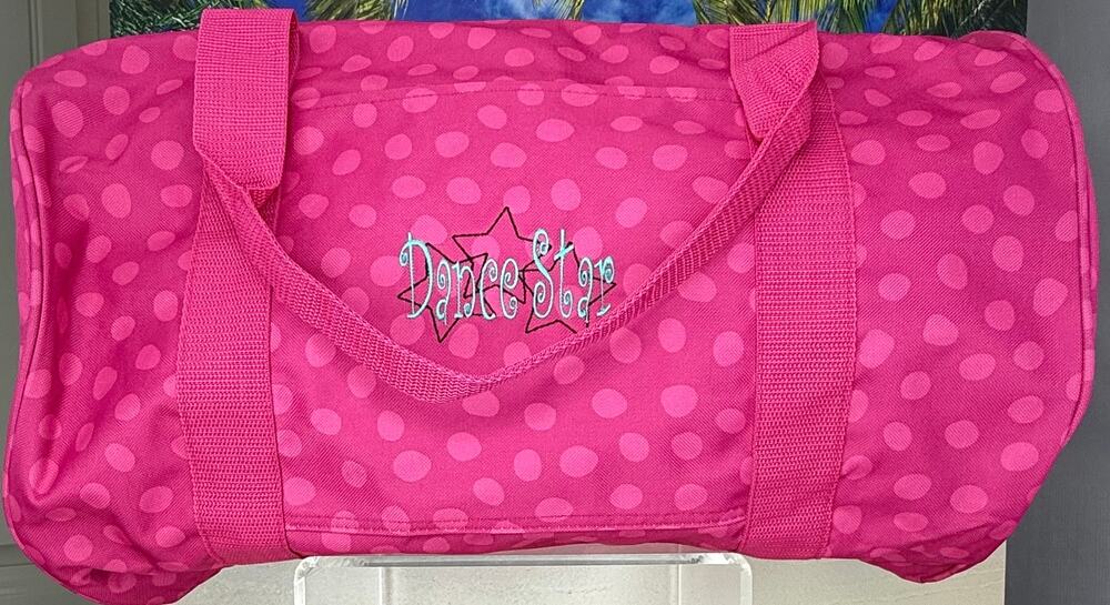 Thirty-One Jr. Rec Duffle Bag - Pink Lotsa Dots